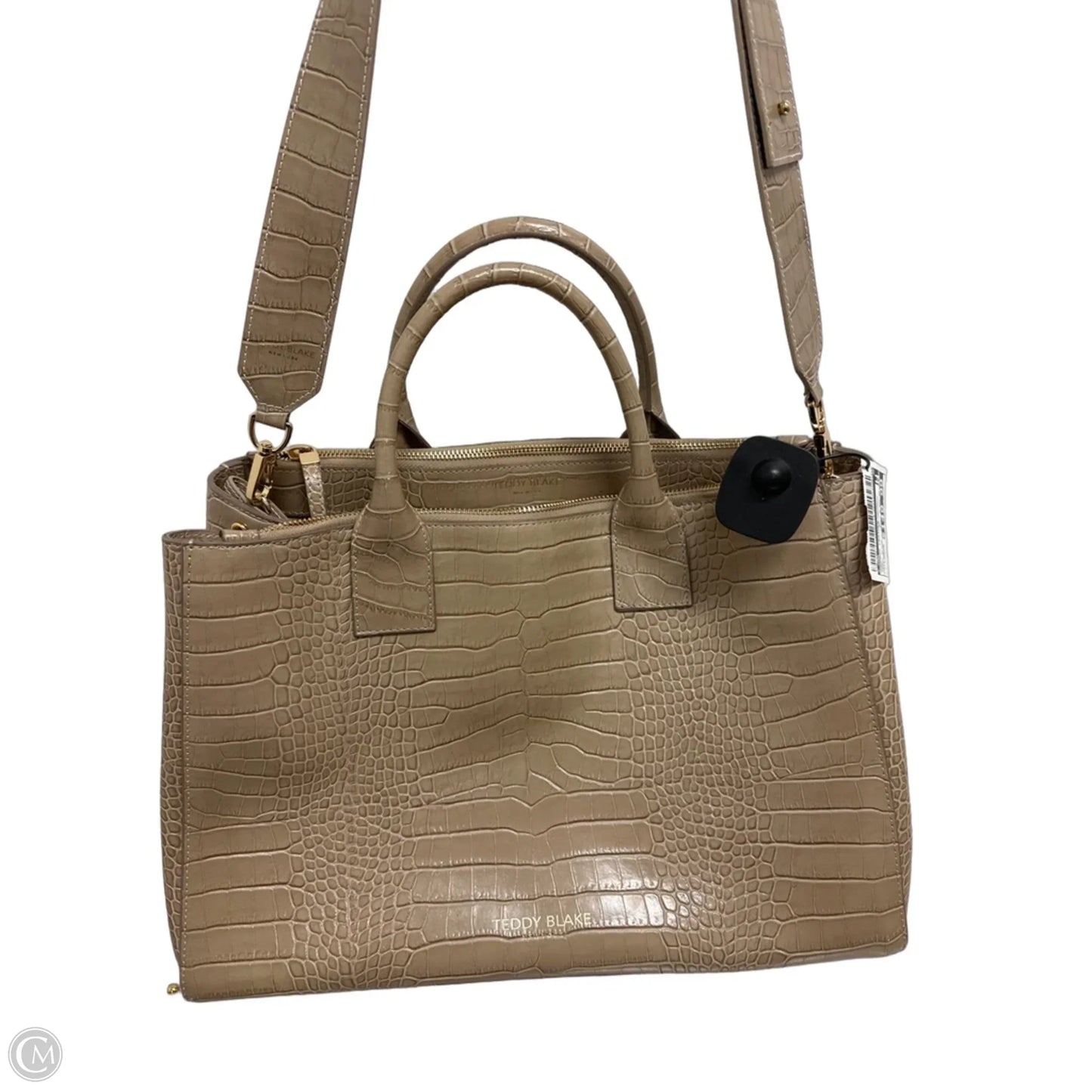 Handbag Leather By Cma, Size: Large