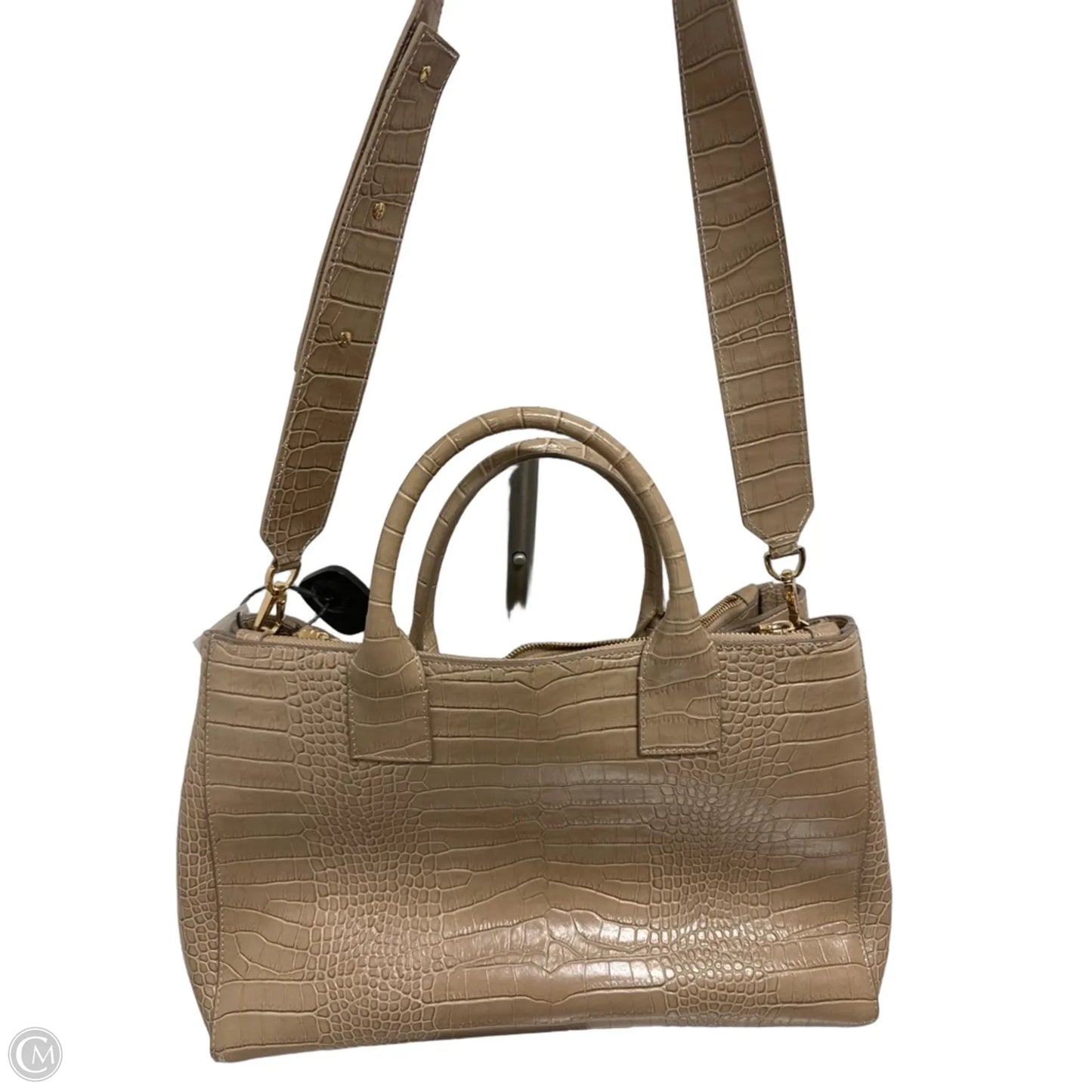 Handbag Leather By Cma, Size: Large