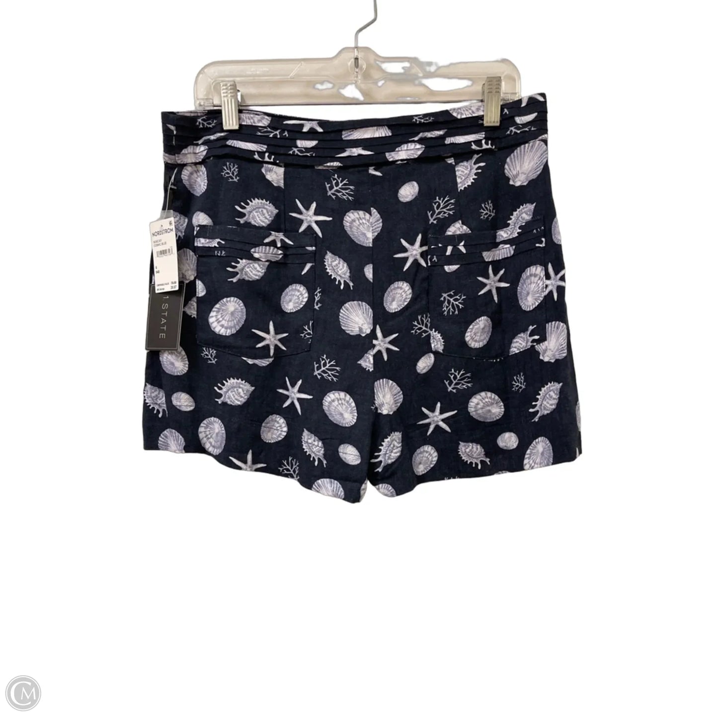 Shorts By 1.state In Navy, Size: 6