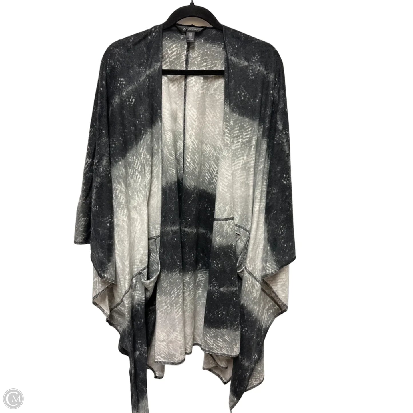 Shawl By Clothes Mentor In Grey, Size: Osfm
