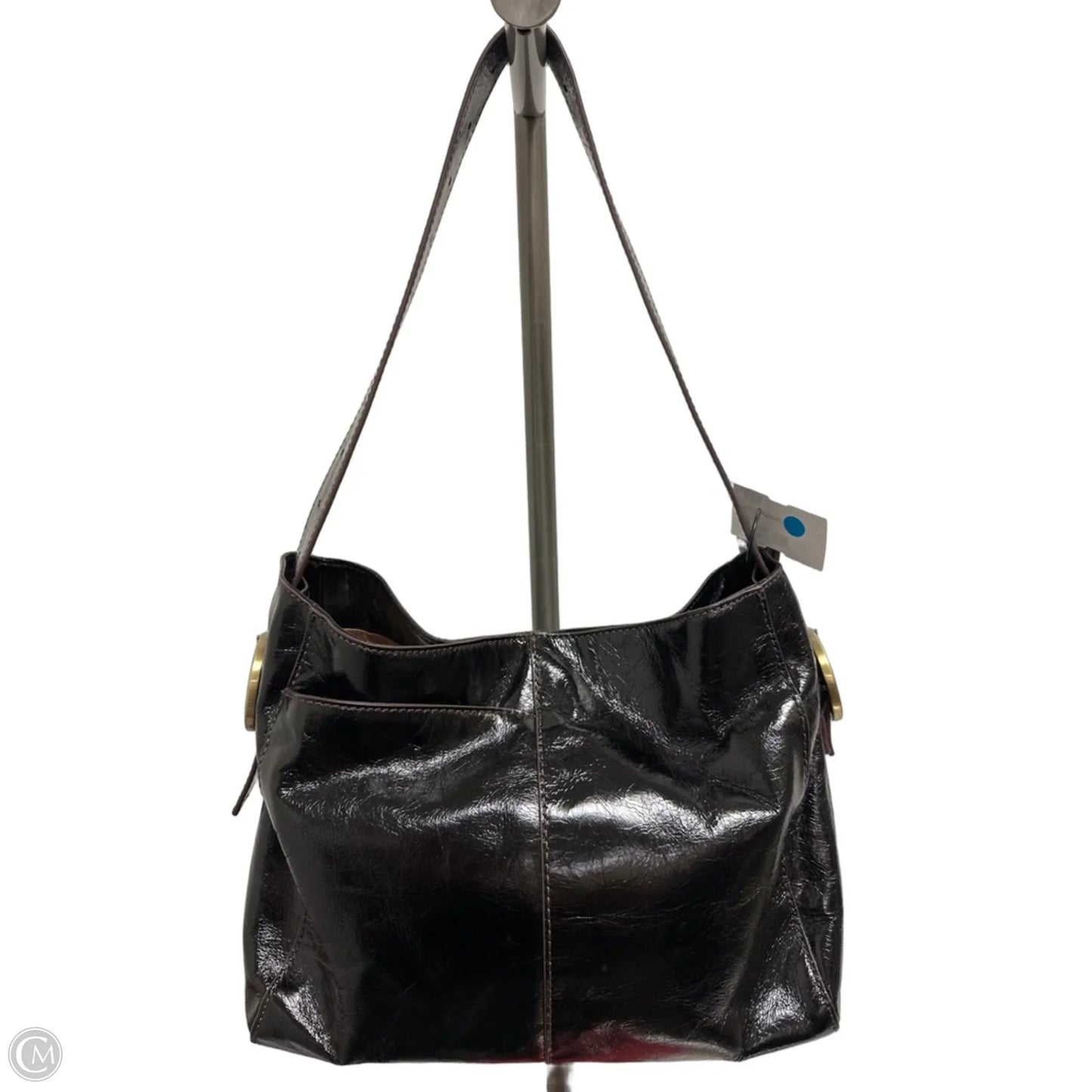 Handbag Leather By Hobo Intl, Size: Medium