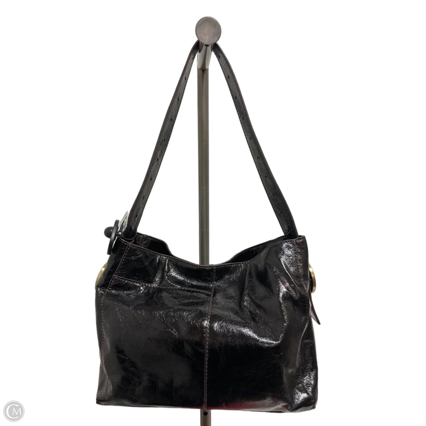Handbag Leather By Hobo Intl, Size: Medium