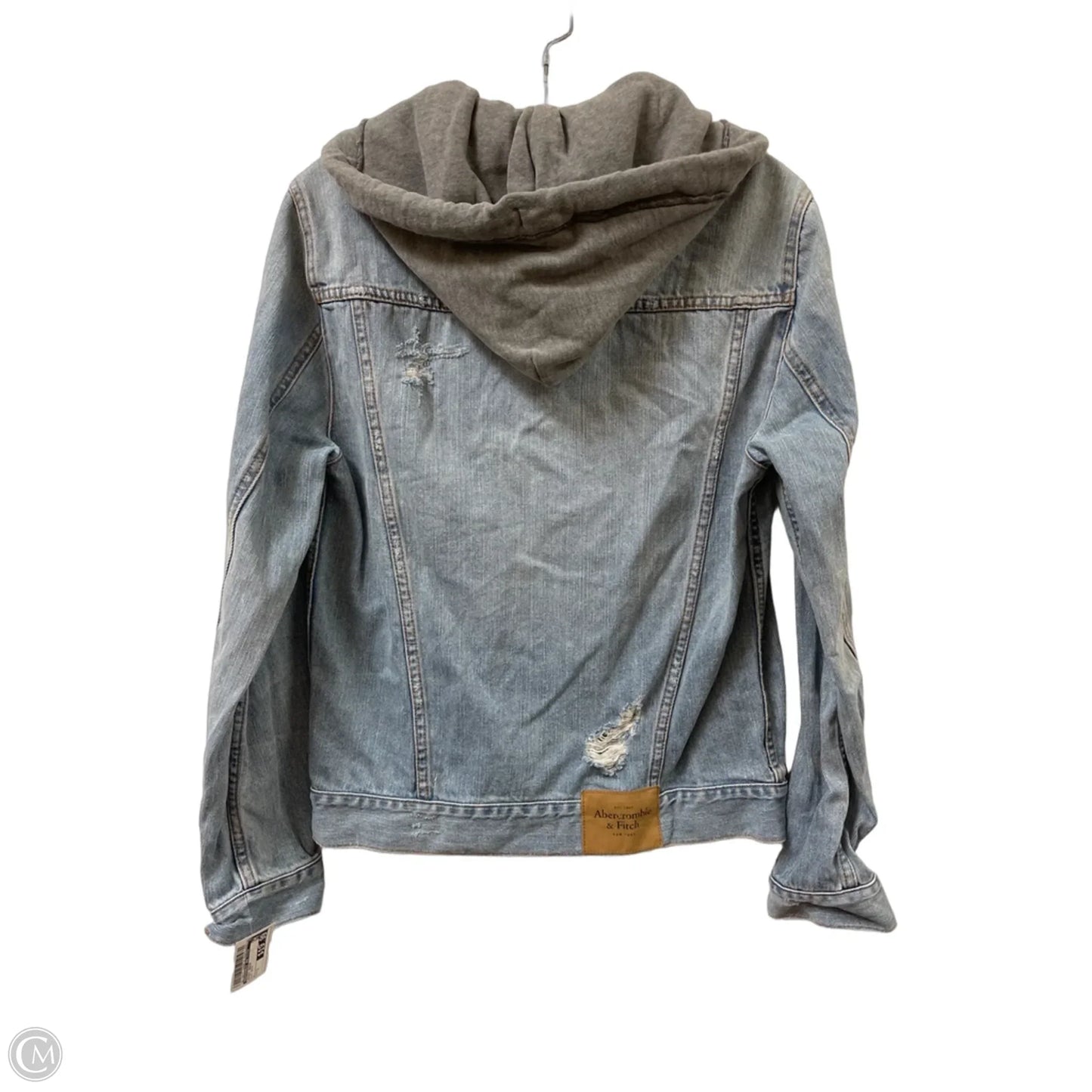 Jacket Denim By Abercrombie And Fitch In Blue Denim, Size: S