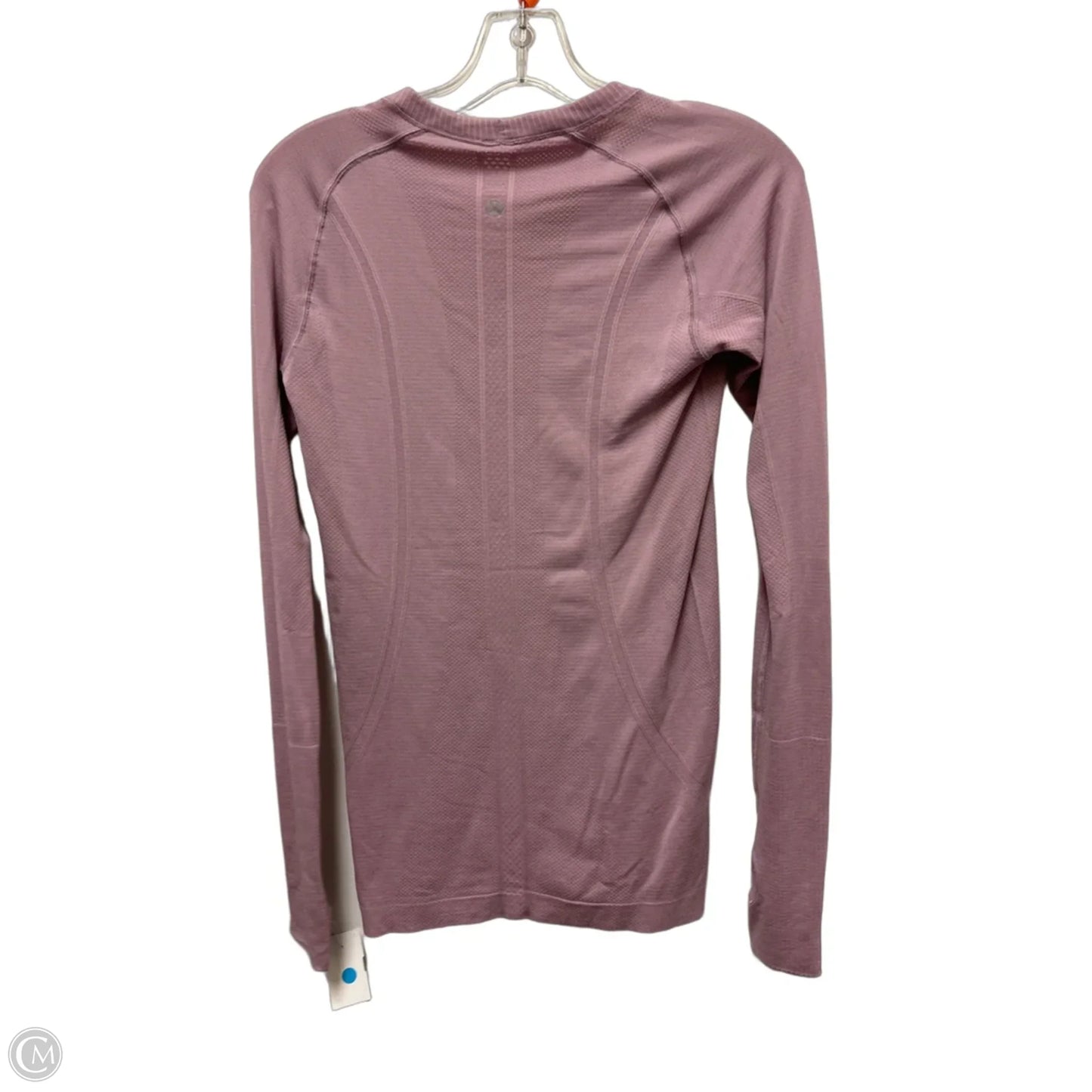 Athletic Top Long Sleeve Crewneck By Lululemon In Pink, Size: M