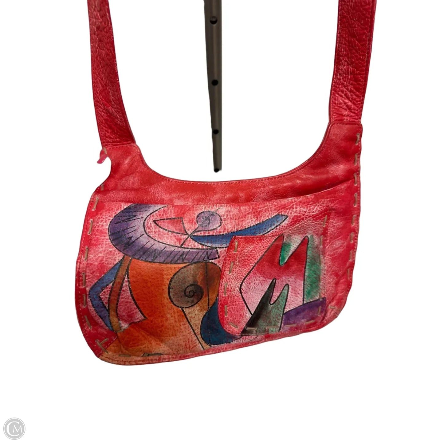 Crossbody Leather By Clothes Mentor, Size: Small