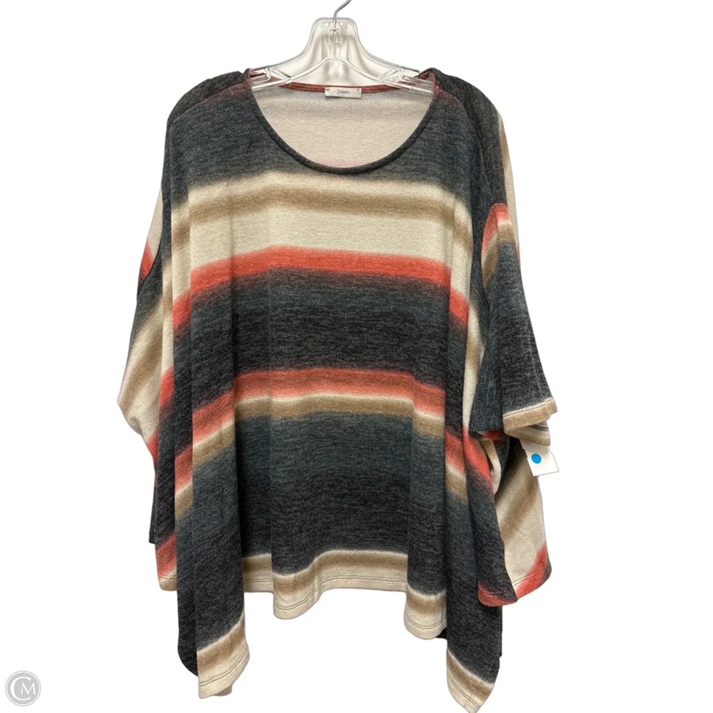 Tunic Short Sleeve By Jodifl In Orange & Tan, Size: M