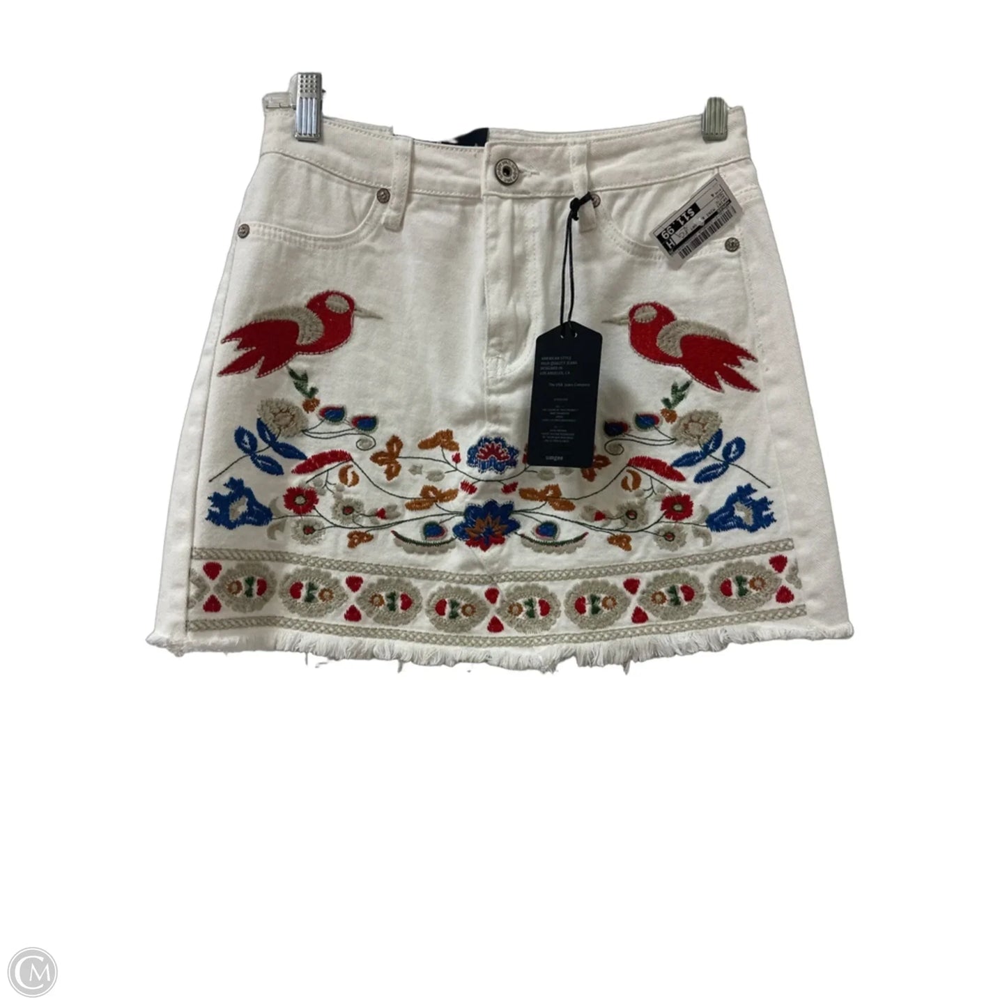 Skirt Mini & Short By Umgee In White, Size: 4