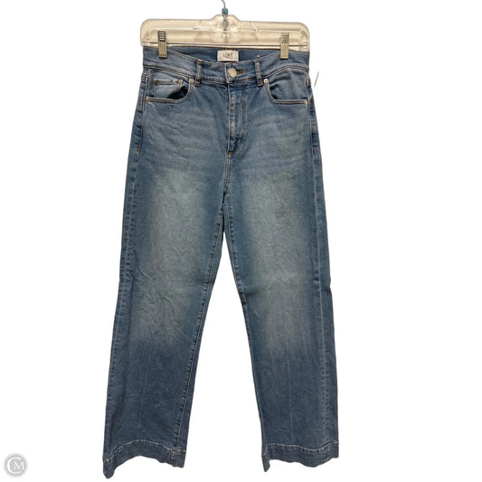 Jeans Straight By Loft In Blue Denim, Size: 2