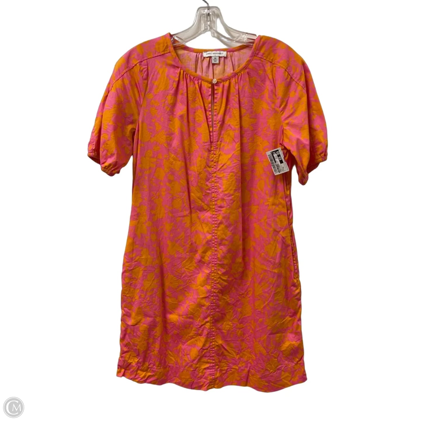 Dress Casual Midi By Free Assembly In Pink, Size: Xs
