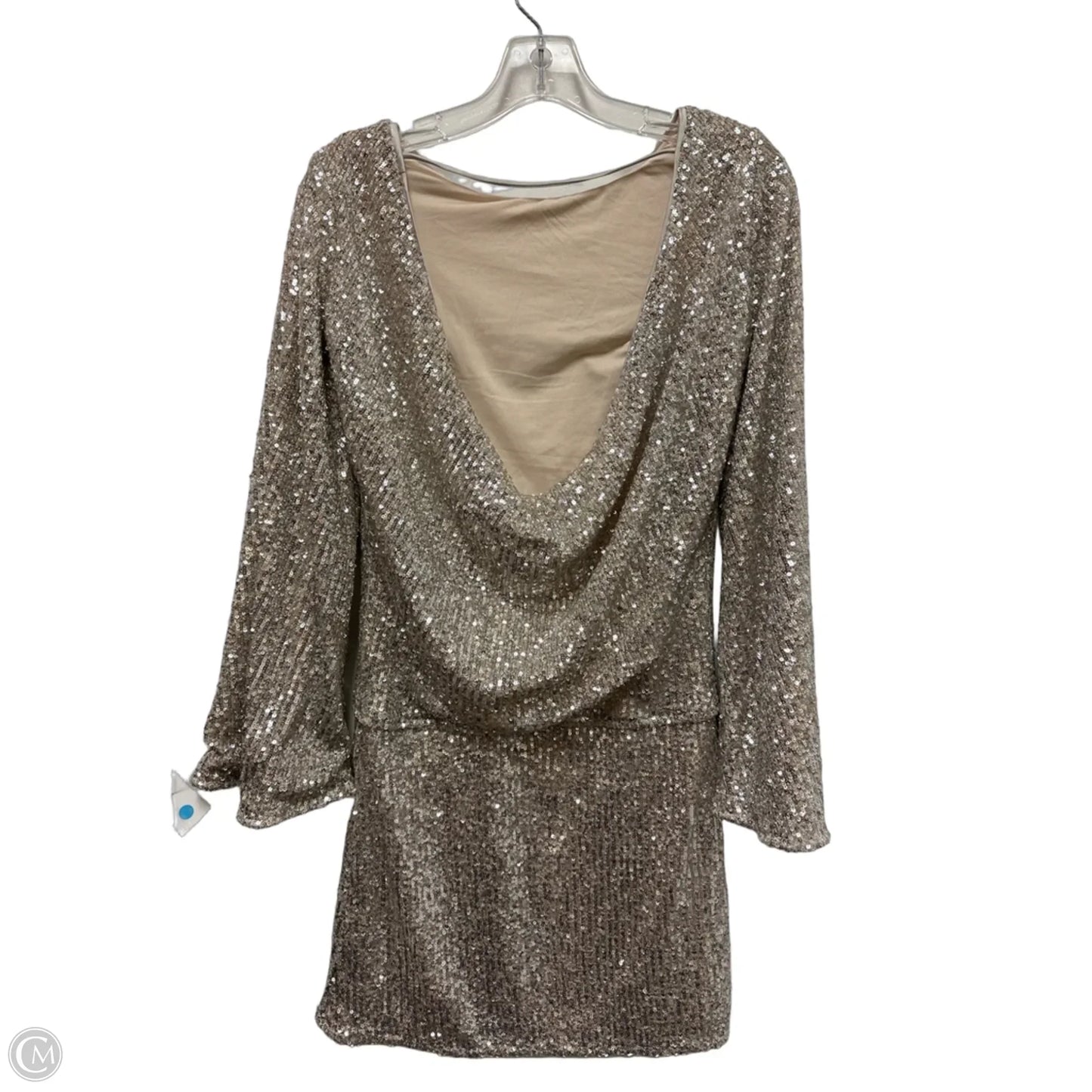 Dress Party Midi By By Together In Gold, Size: S
