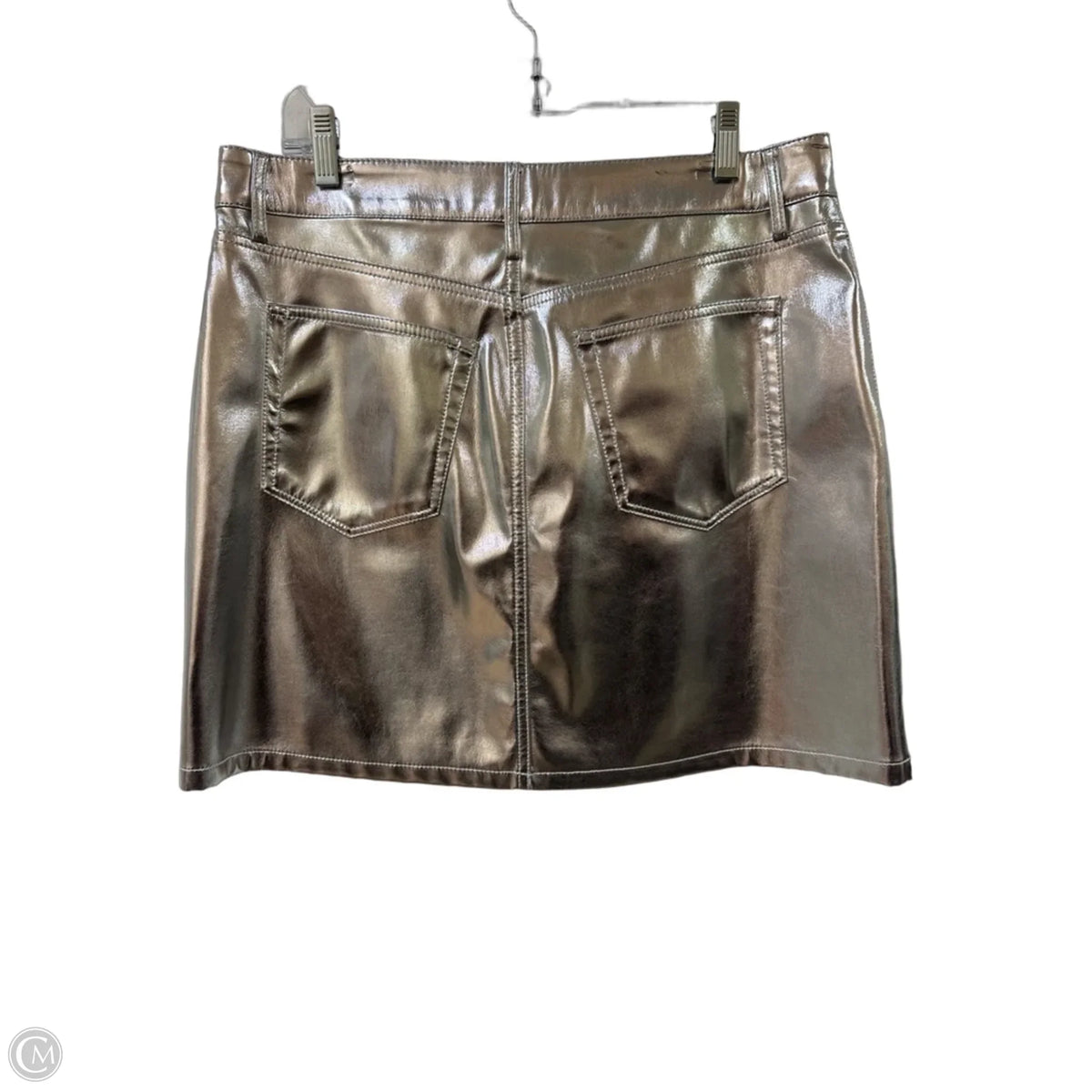 Skirt Mini & Short By Loft In Silver, Size: 10
