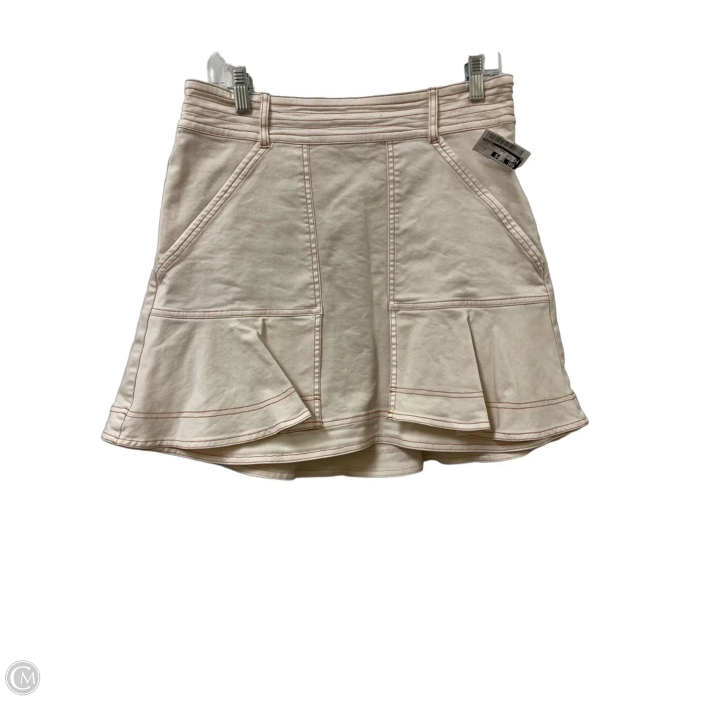 Skirt Mini & Short By Pilcro In Cream, Size: 10