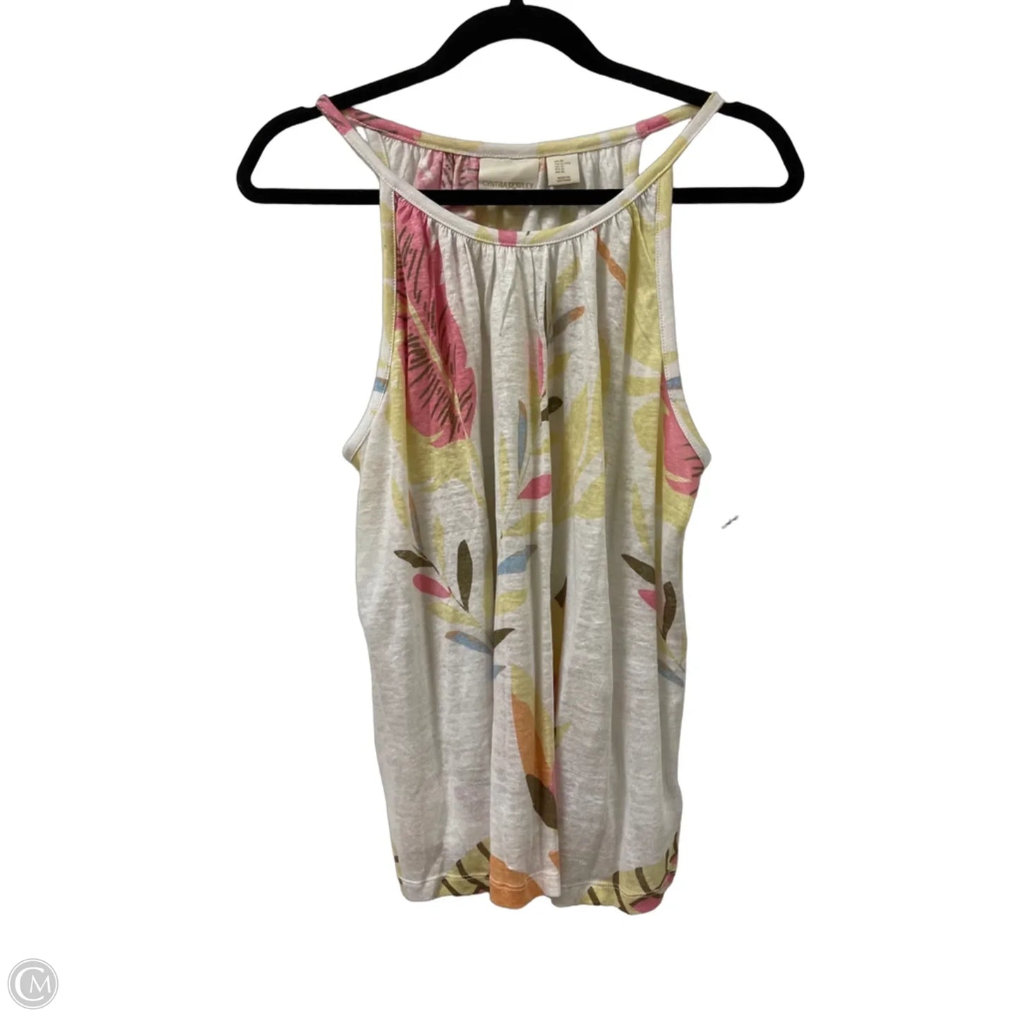 Top Sleeveless By Cynthia Rowley In Floral Print, Size: Xl