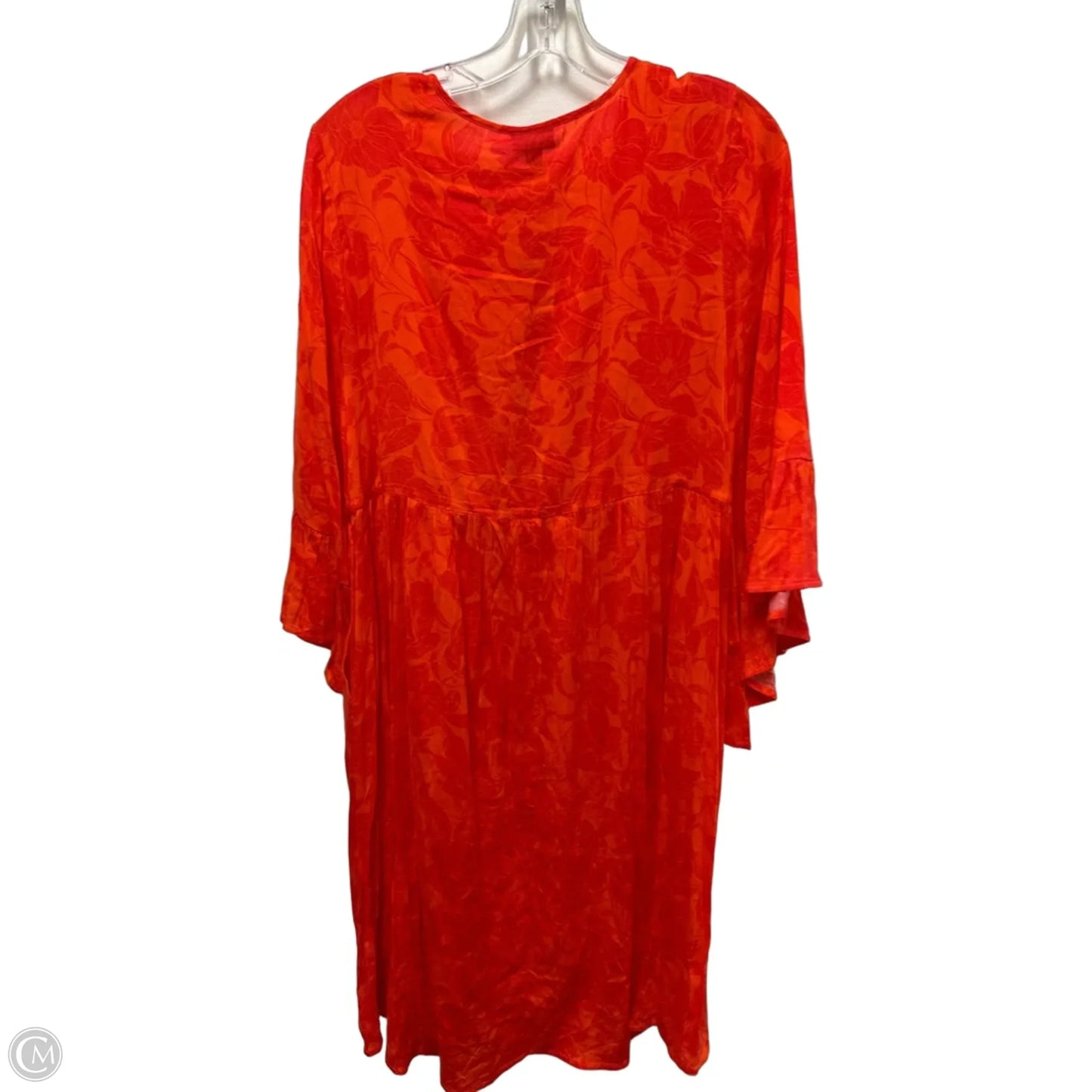 Dress Casual Midi By Torrid In Orange, Size: L