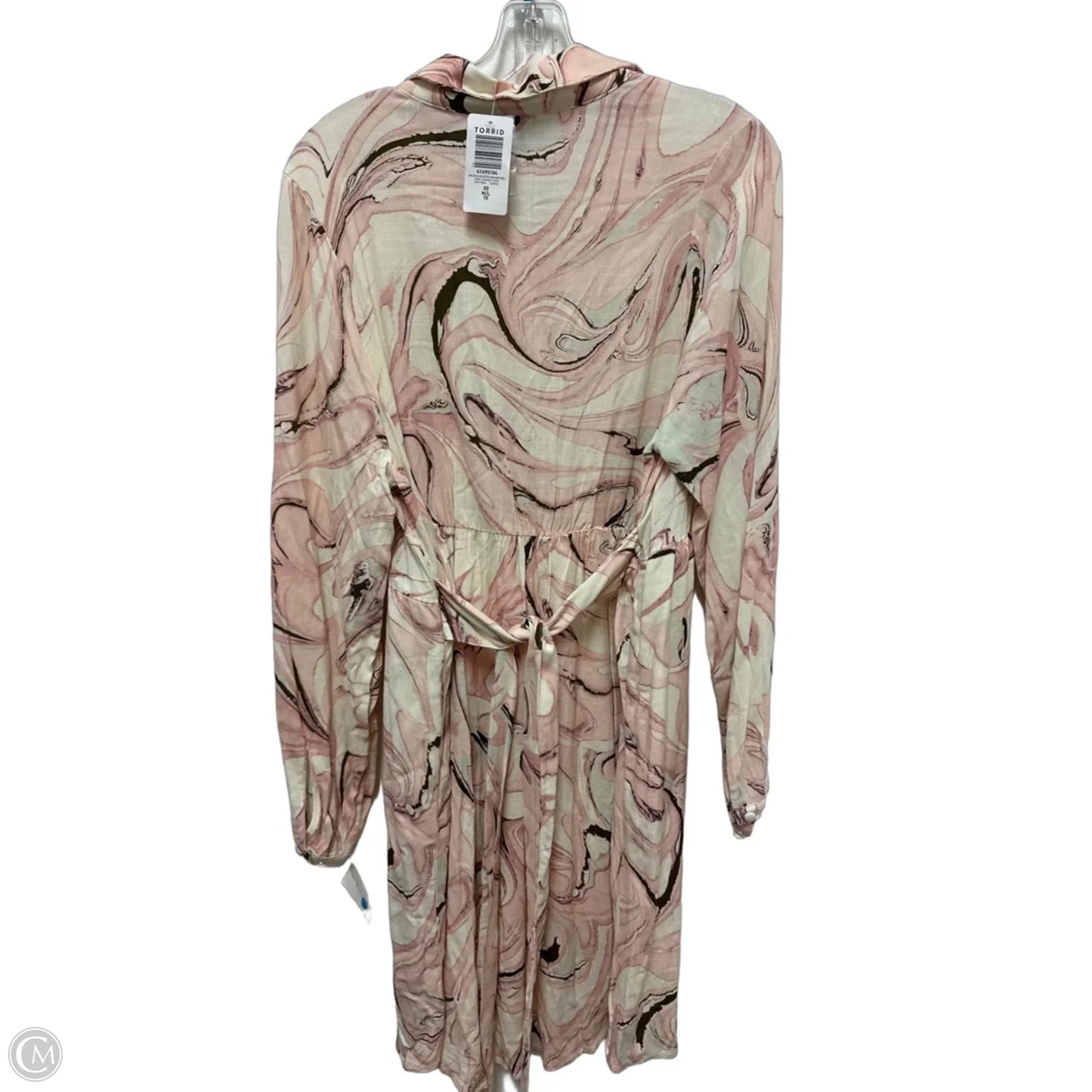 Dress Casual Midi By Torrid In Pink, Size: L