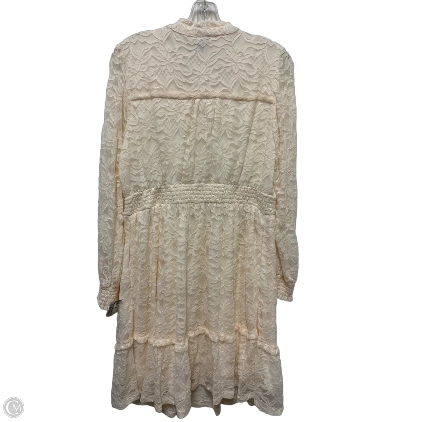 Dress Casual Midi By Torrid In Cream, Size: L
