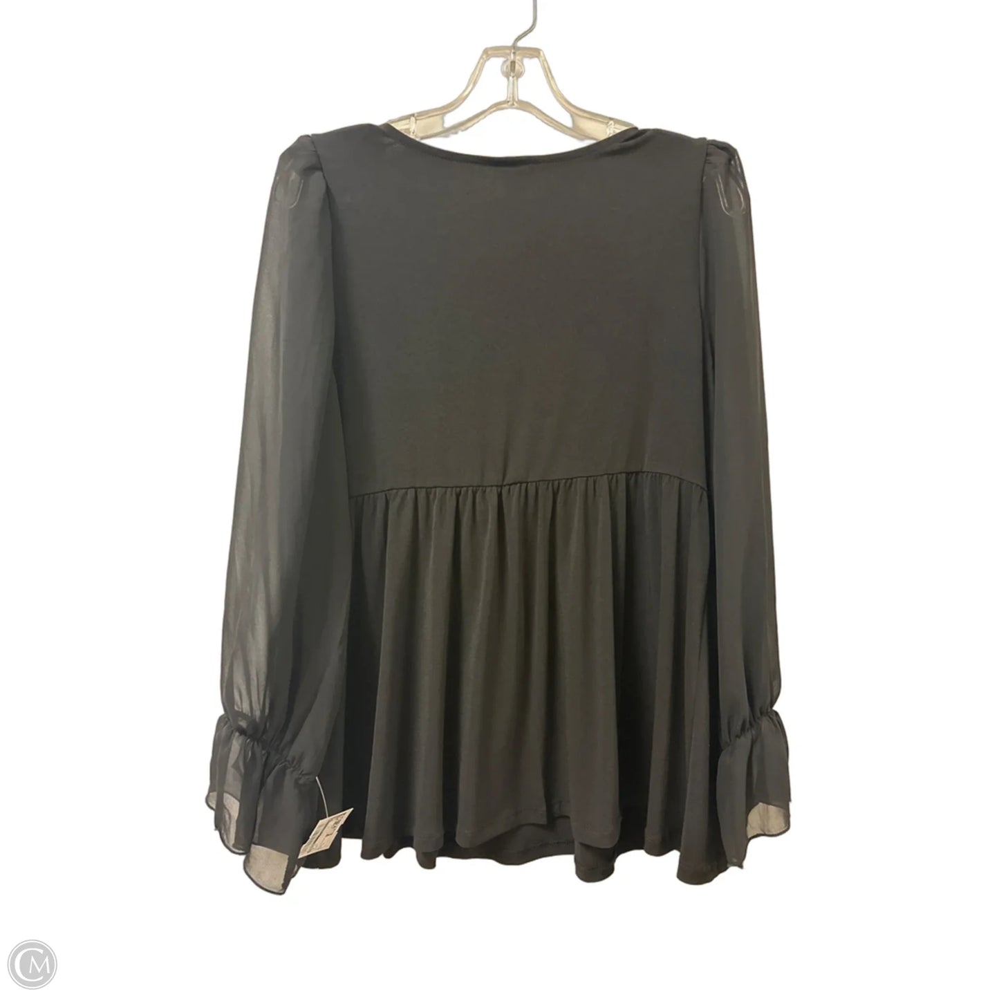 Top Long Sleeve By Torrid In Black, Size: L
