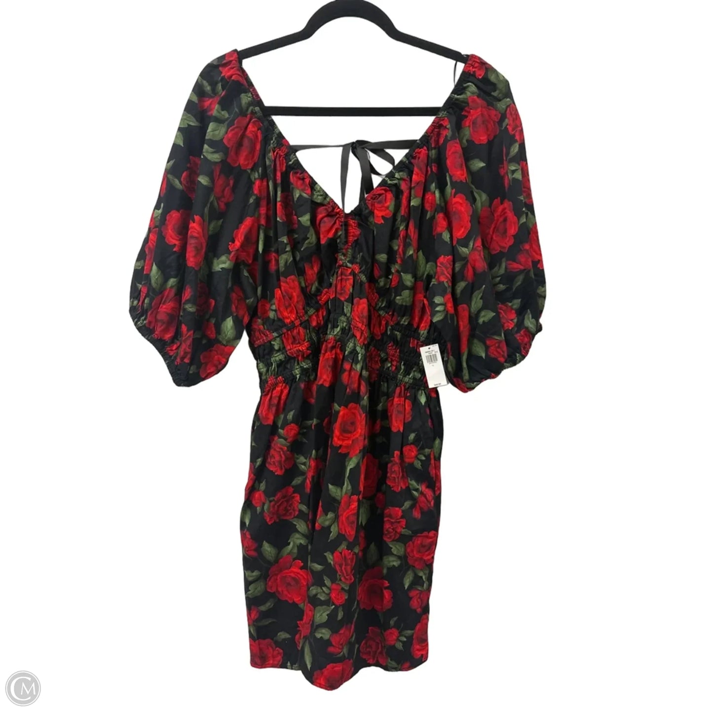 Dress Casual Midi By Old Navy In Floral Print, Size: L