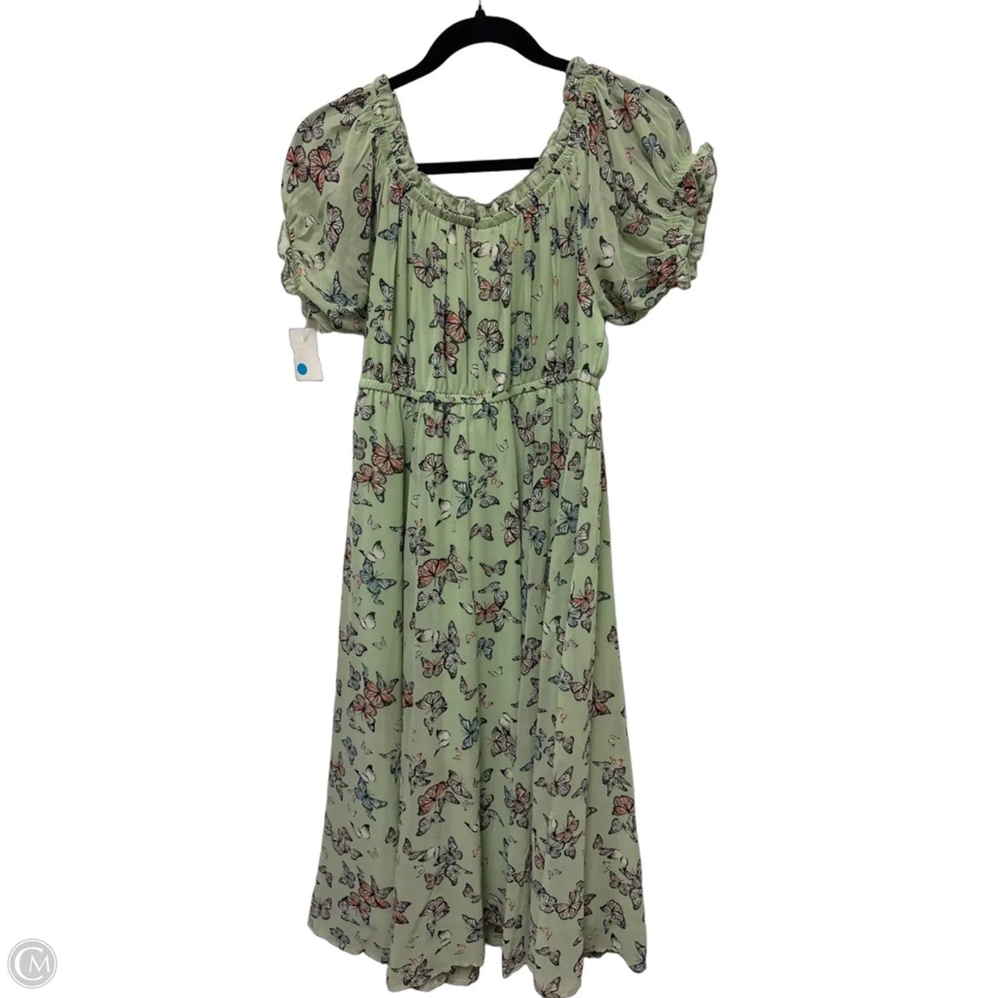 Dress Casual Midi By Torrid In Green, Size: L