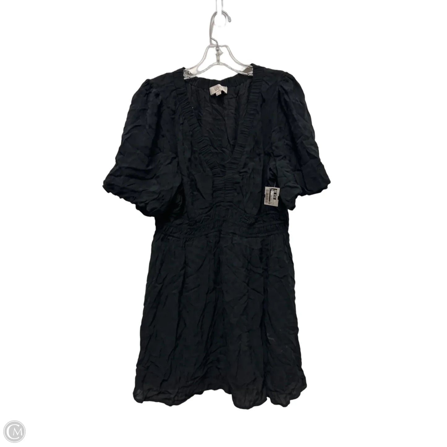 Dress Casual Midi By Loft In Black, Size: L