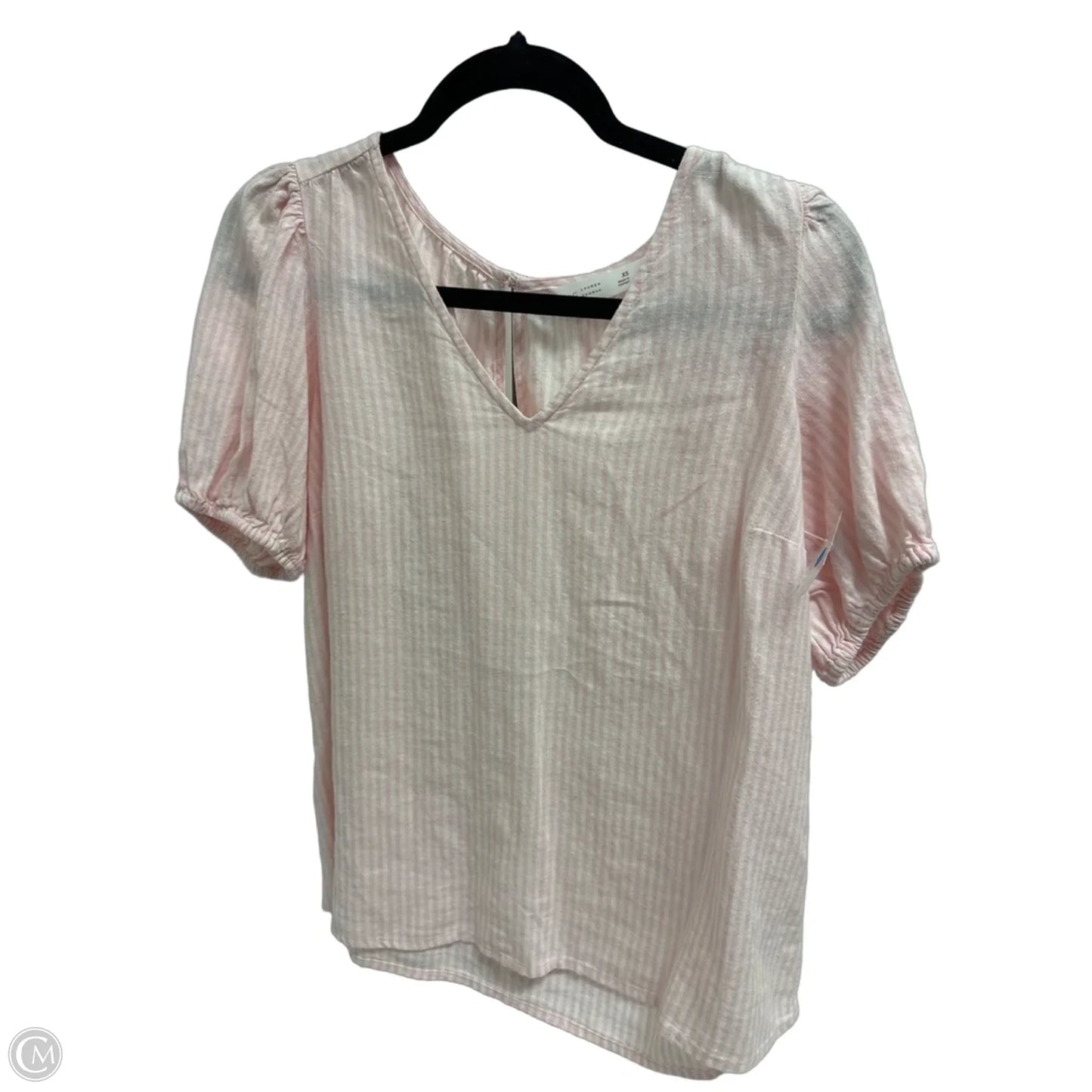 Top Short Sleeve By Lauren Conrad In Pink, Size: Xs