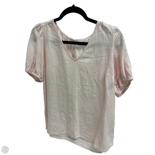Top Short Sleeve By Lauren Conrad In Pink, Size: Xs