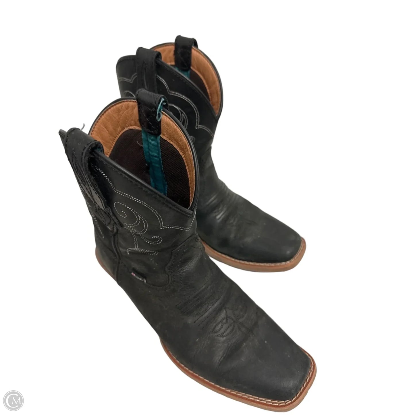 Boots Western By Justin In Blue, Size: 7.5