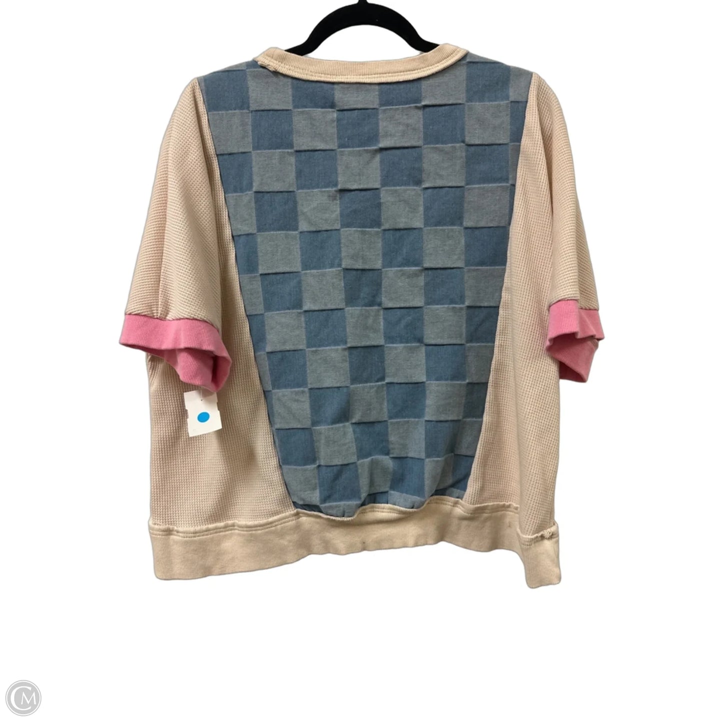 Top Short Sleeve By Clothes Mentor In Cream, Size: Xl