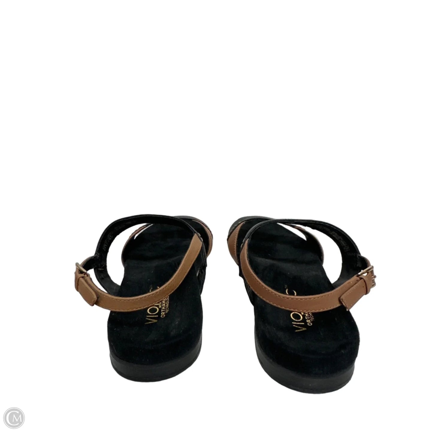 Sandals Flats By Vionic In Black, Size: 9