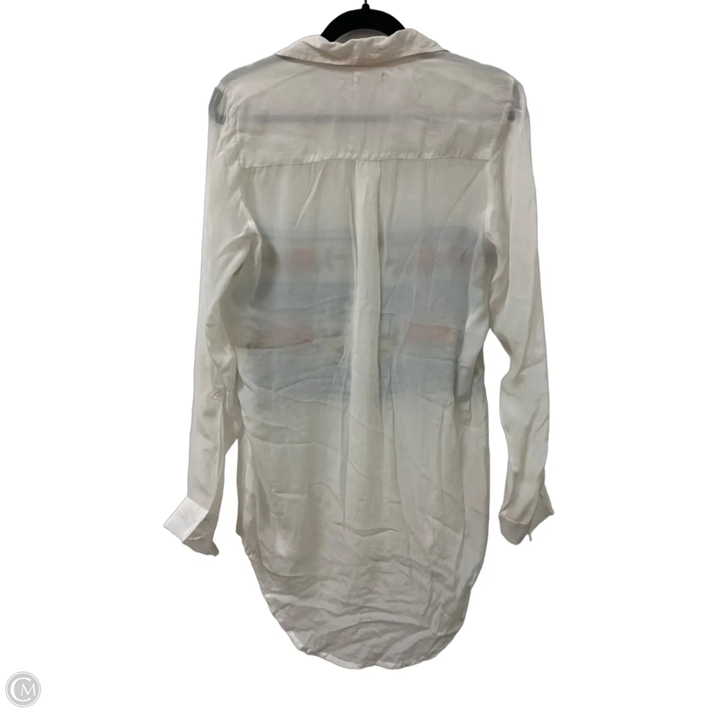 Tunic Long Sleeve By Cma In White, Size: S