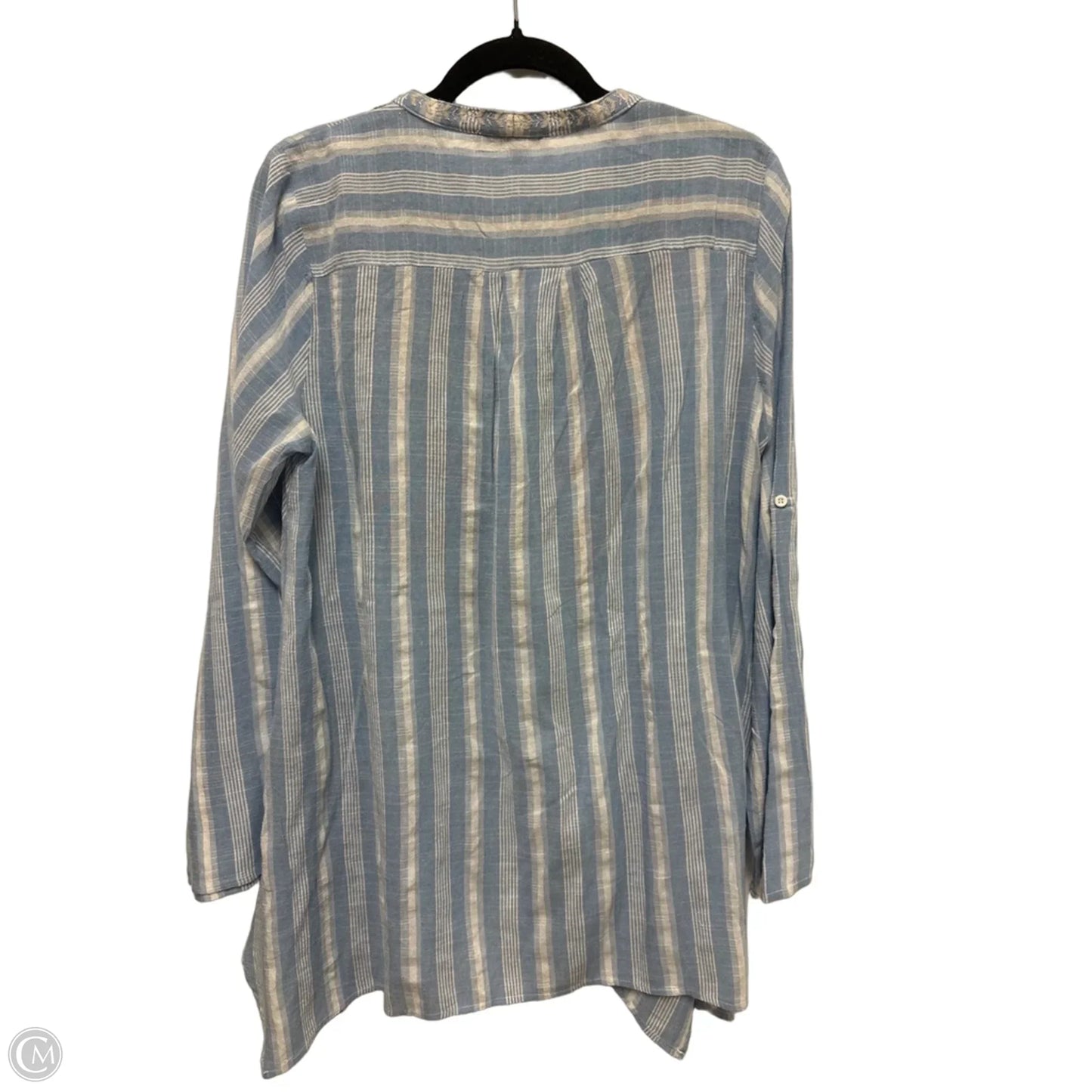 Tunic Long Sleeve By Andree By Unit In Blue, Size: L