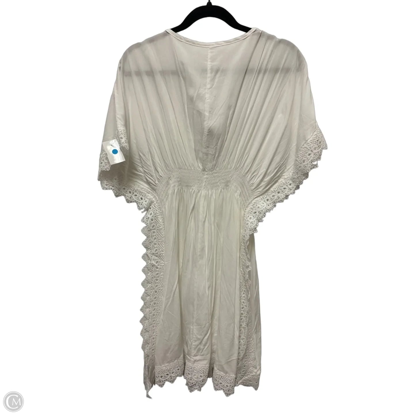 Swimwear Cover-up By Clothes Mentor In White, Size: M