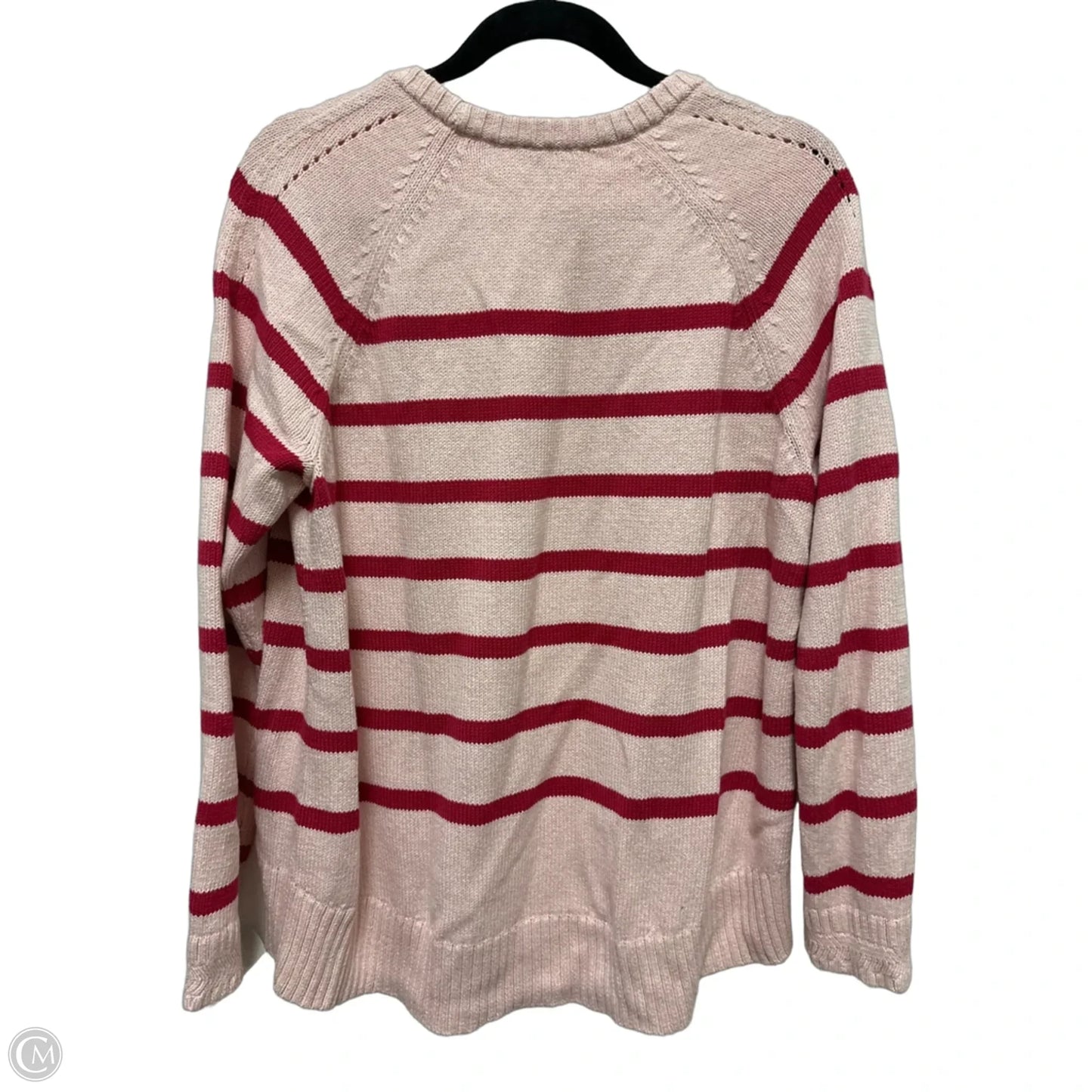 Sweater By Talbots In Pink, Size: L