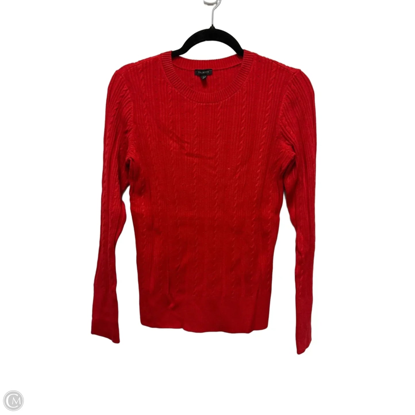 Sweater By Talbots In Red, Size: S