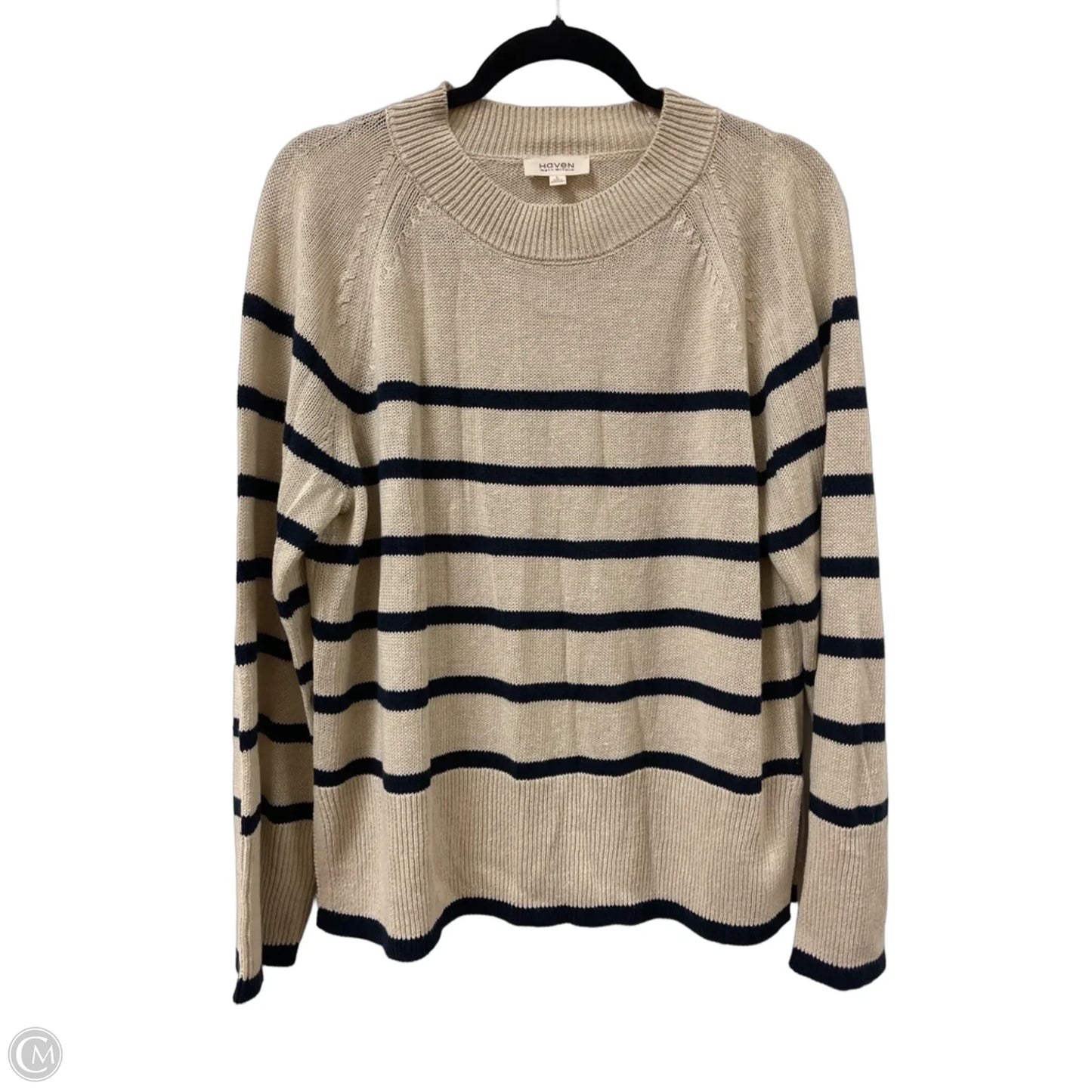 Sweater By Haven In Tan, Size: L