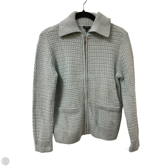 Sweater Cardigan By Talbots In Blue, Size: S
