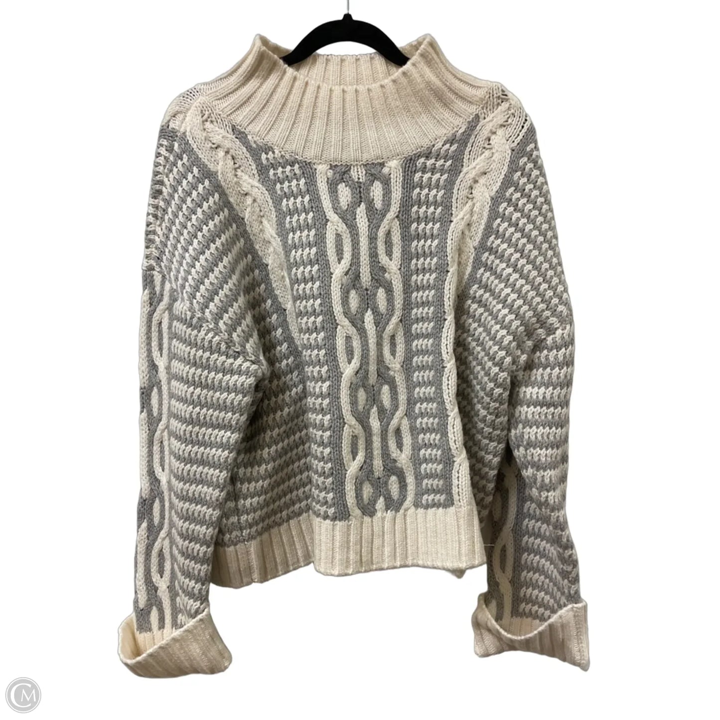 Sweater By Talbots In Grey, Size: Xl
