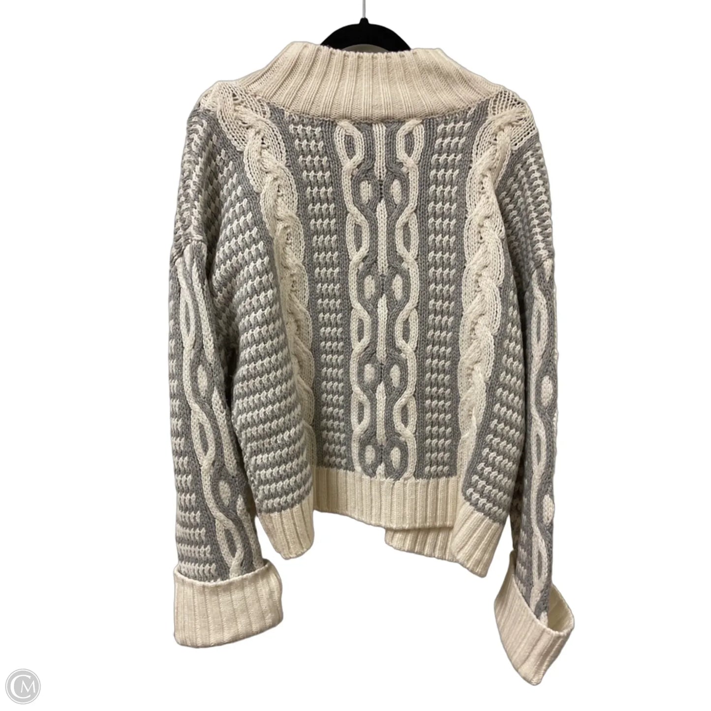Sweater By Talbots In Grey, Size: Xl