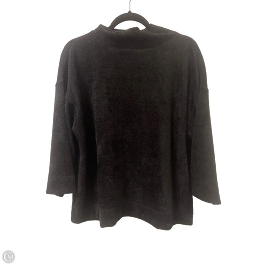 Sweater By Chicos In Black, Size: L