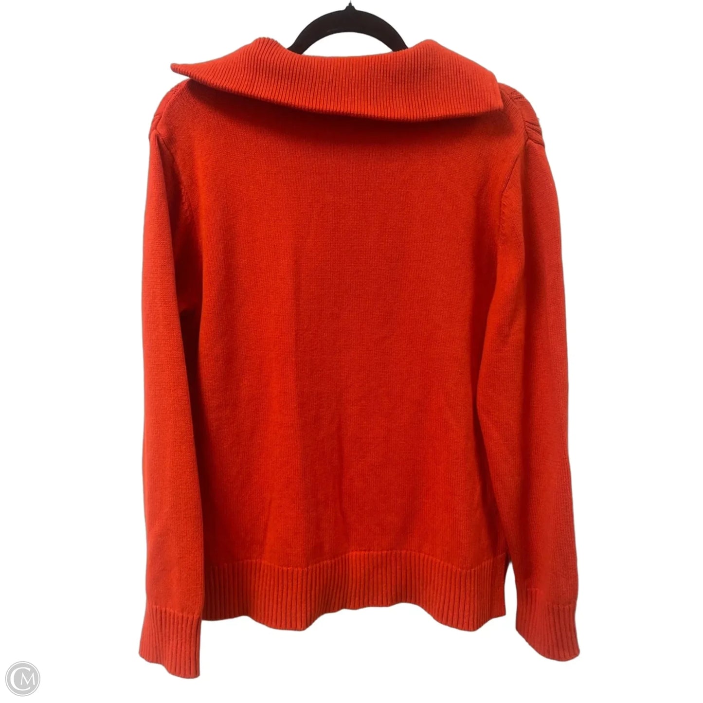 Sweater By Talbots In Orange, Size: M