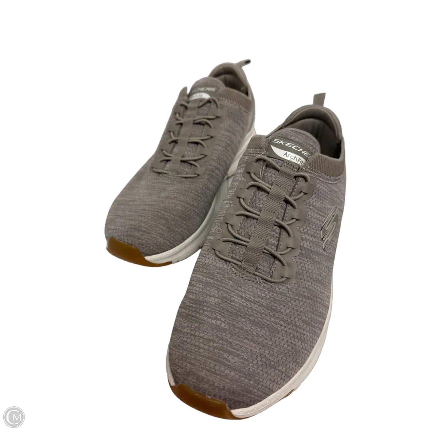 Shoes Athletic By Skechers In Grey, Size: 8