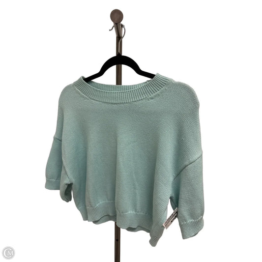 Sweater Short Sleeve By Banana Republic In Blue, Size: M