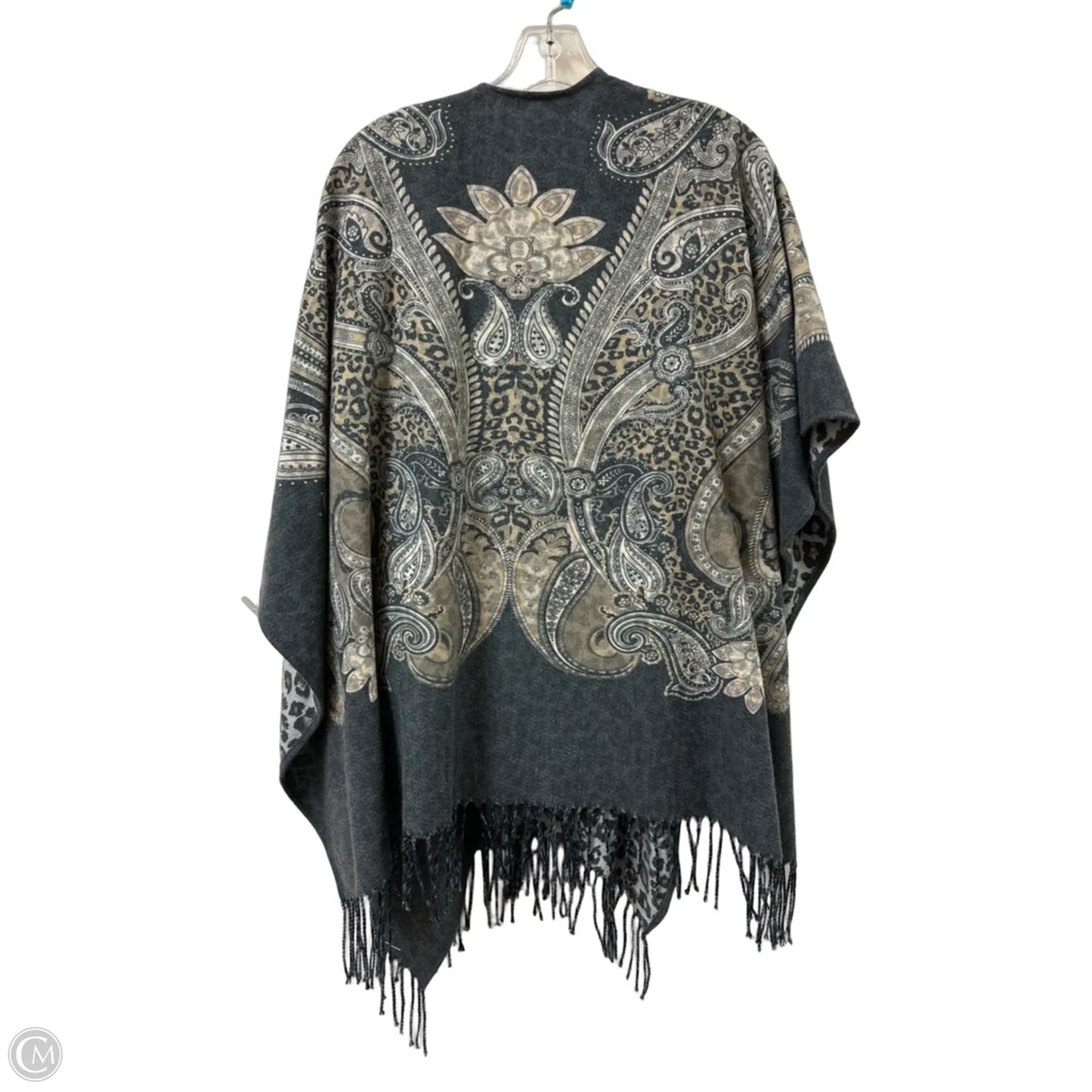 Shawl By Chicos In Grey, Size: Osfm