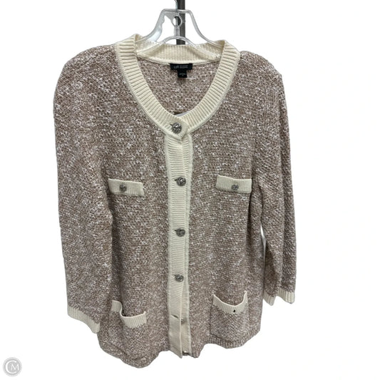 Sweater Short Sleeve By J. Jill In Brown