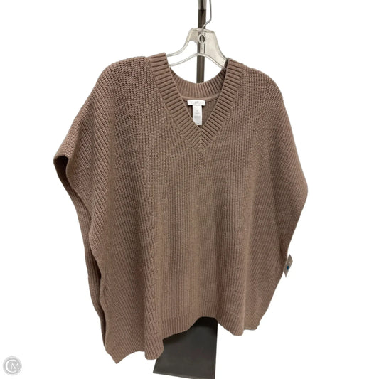 Sweater Cardigan By J. Jill In Brown, Size: M