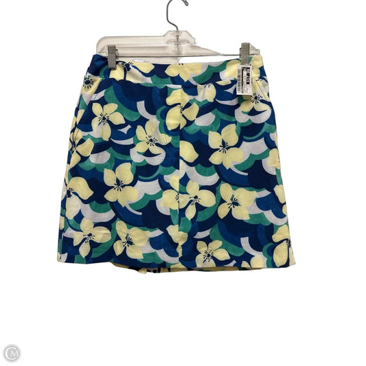 Athletic Skort By Talbots In Floral Print, Size: 10