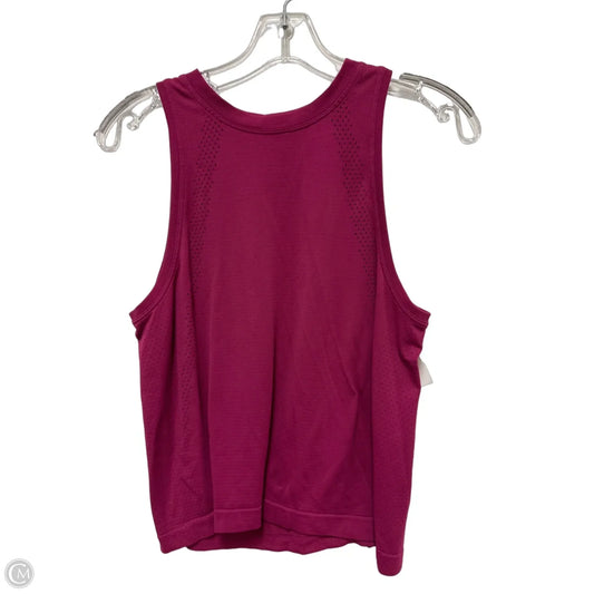 Athletic Tank Top By Lululemon In Pink, Size: S