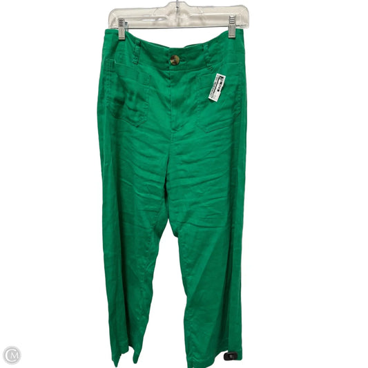 Pants Wide Leg By Maeve In Green, Size: 8