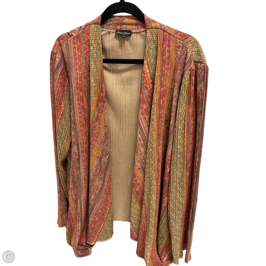 Sweater Cardigan By Clothes Mentor In Multi-colored, Size: Xl