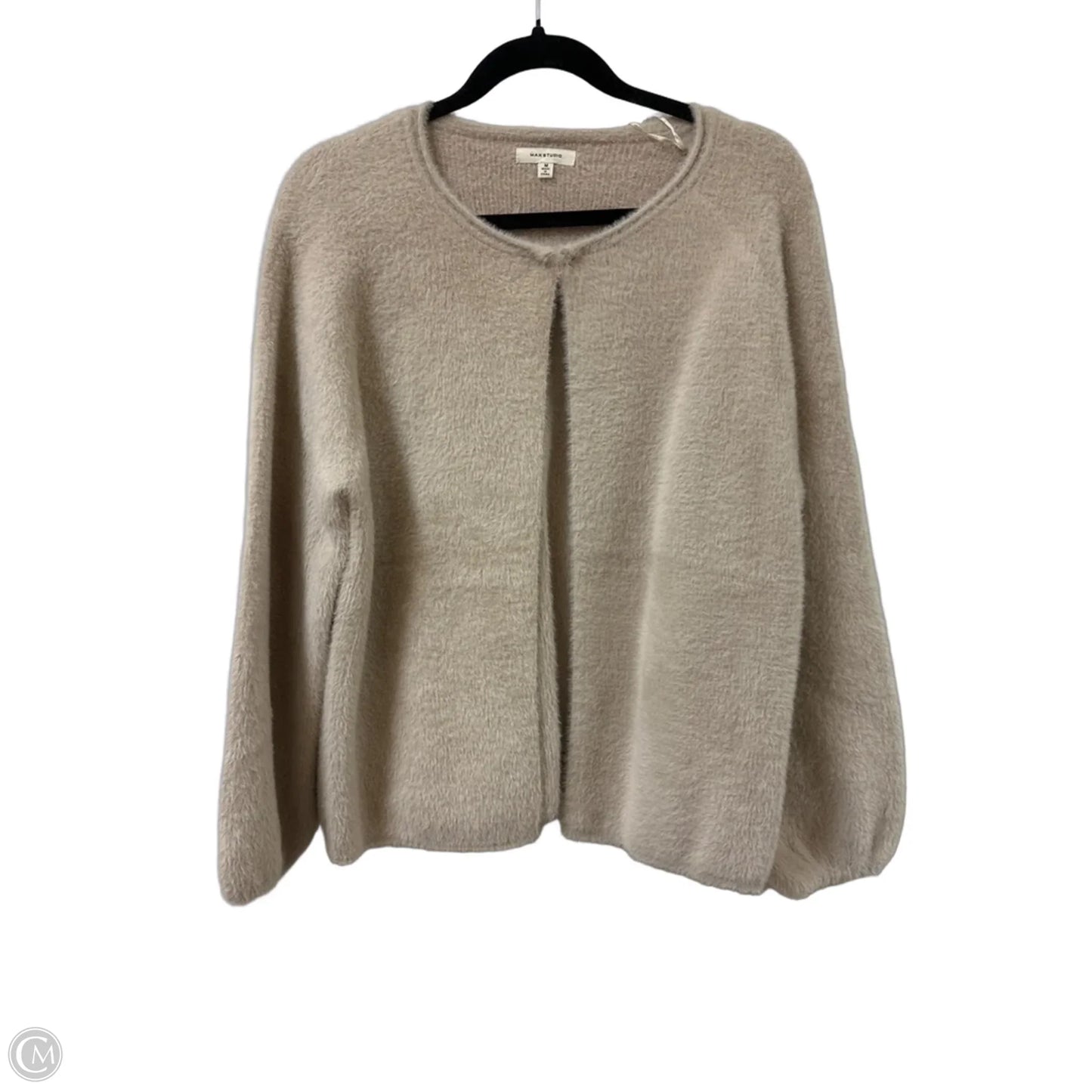 Sweater Cardigan By Max Studio In Grey, Size: M